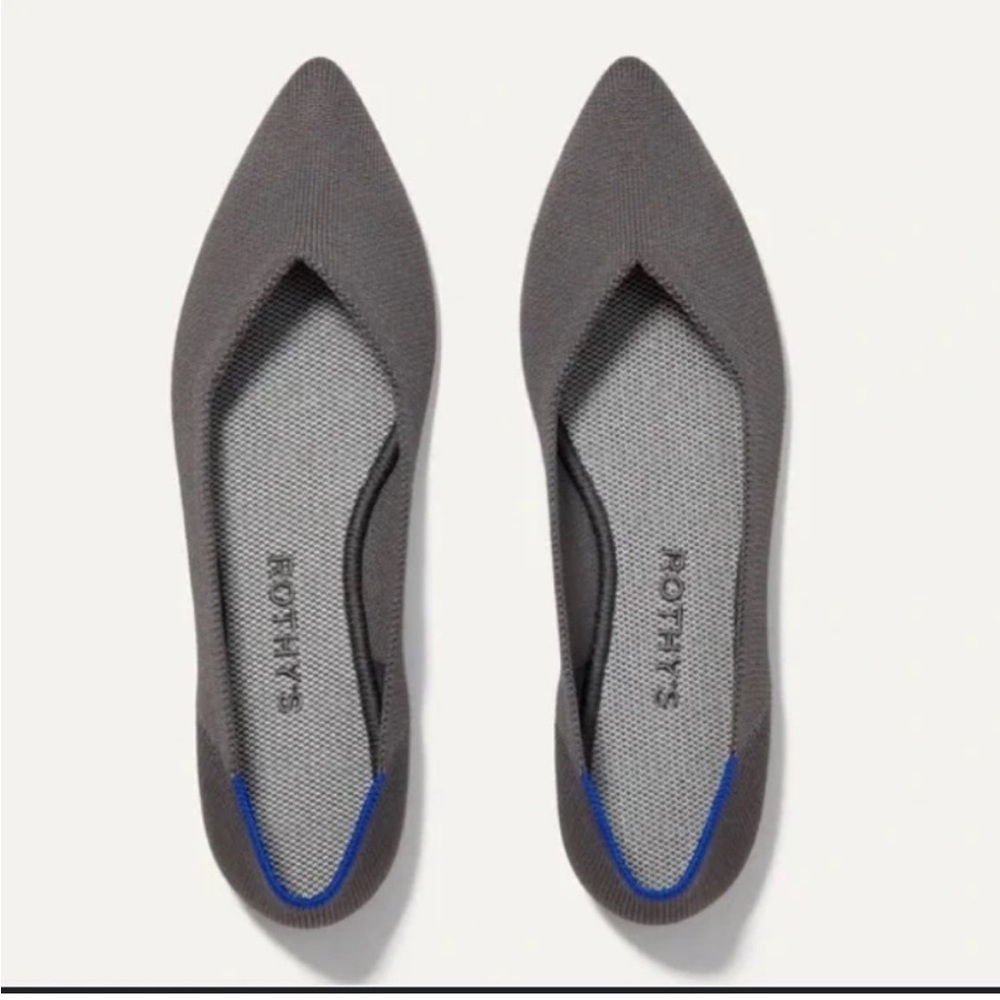 Rothy’s the point. 9.5 gray brand new! In box!